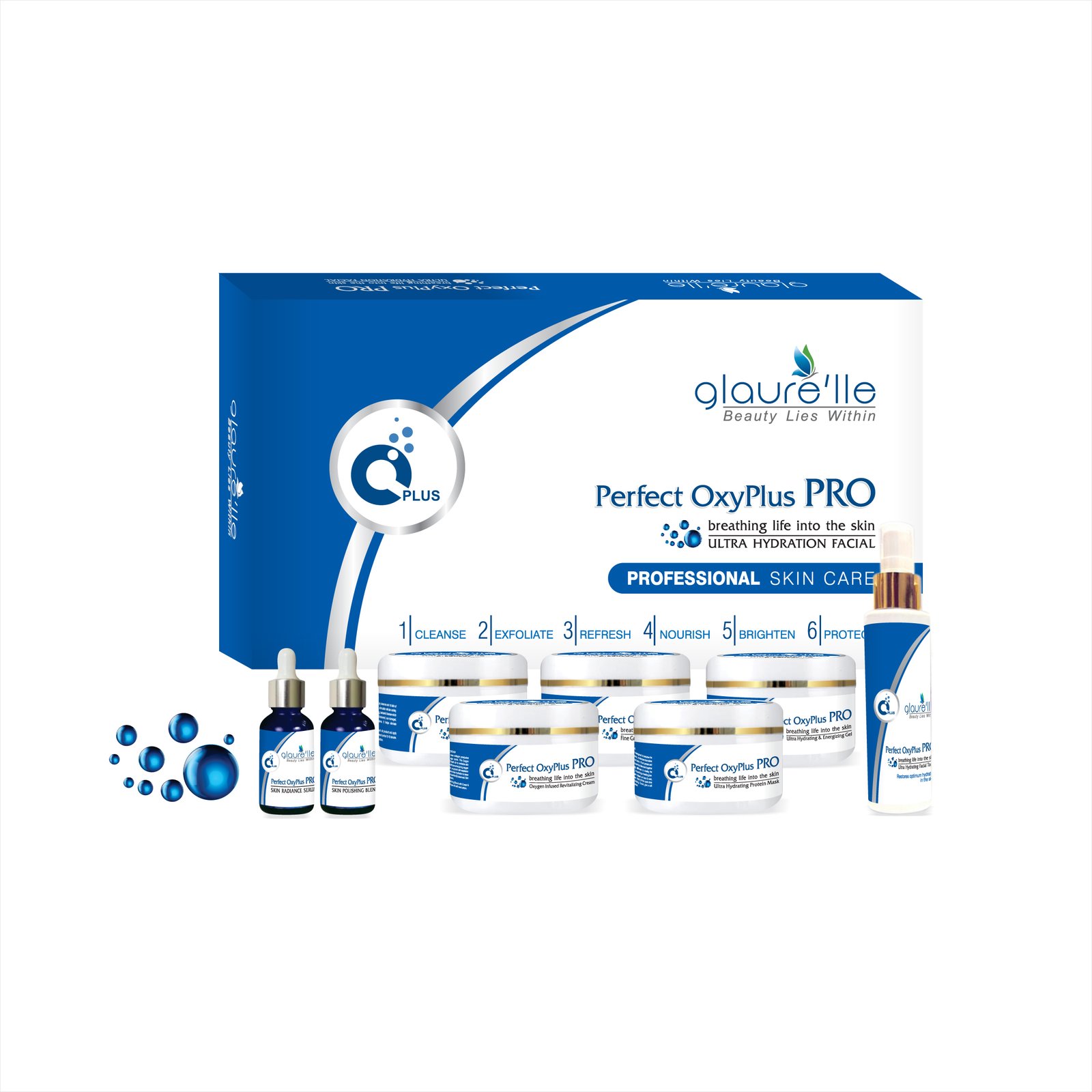 PERFECT OXYPLUS PRO Ultra Hydration Facial Kit - Glaure'lle Facial Kits